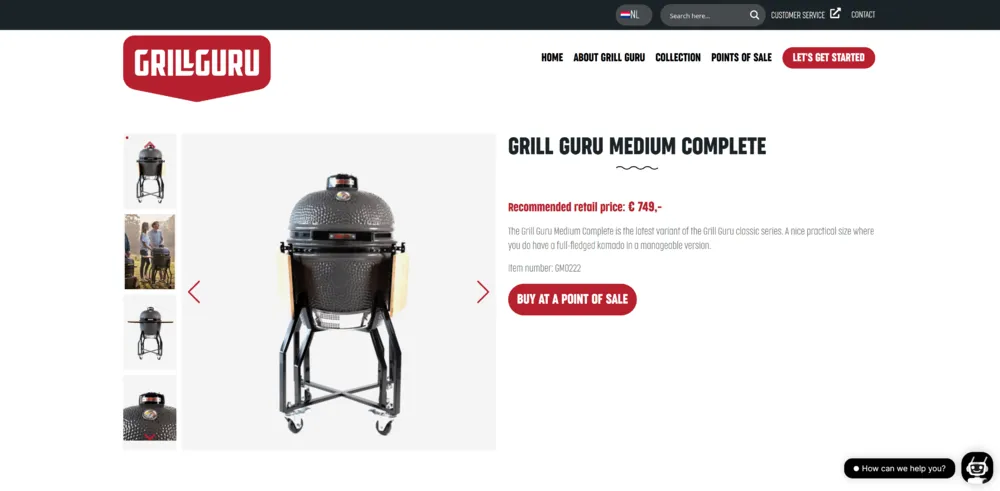 Afbeelding van Grill Guru Medium Complete